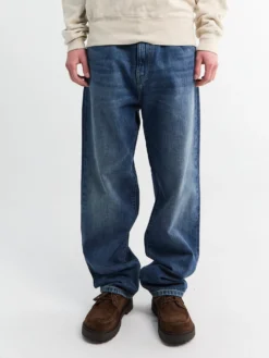 Aaron Pant i Blue Dark Used Wash