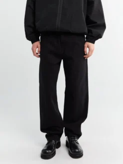 Aaron Pants i Sort stone washed