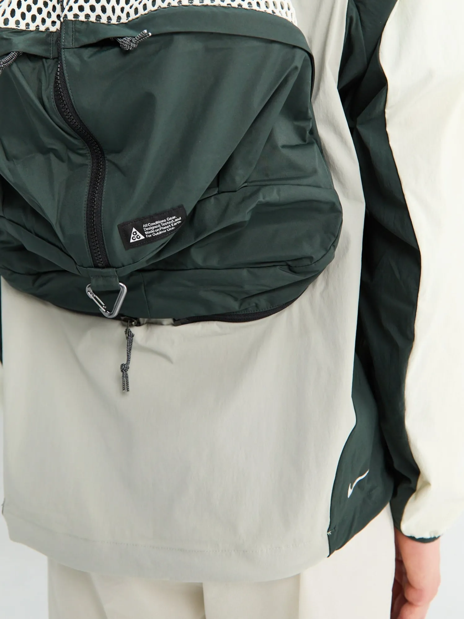ACG Five Towers Packable Jakke i Sea Glass, Spruce Fog og Summit White