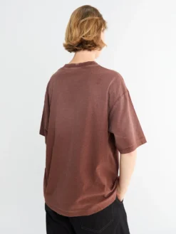Afslappet Fit T-Shirt i Chokoladebrun