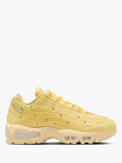 Air Max 95 Big Bubble i Blød Gul og Metallisk Sølv