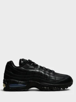 Air Max 95 Big Bubble Leather QS Sneakers i Triple Black