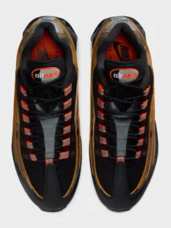 Air Max 95 OG QS Sneakers i Sort, Orange, sølv, beige og khaki