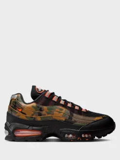 Air Max 95 OG QS Sneakers i Sort, Orange, sølv, beige og khaki