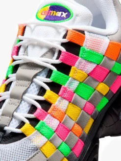 Air Max 95 OG Woven i White, Purple Dynasty og Pearl Grey