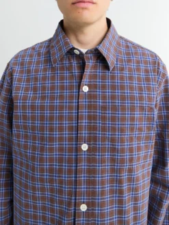 Another Shirt 4.0 i Brun Blå Tern