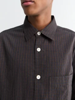 Another Shirt 4.0 JPN i Navy og Brun Tern
