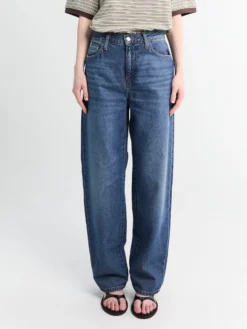 Arin Pant i Blå Dark Used Wash