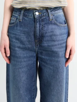 Arin Pant i Blå Dark Used Wash
