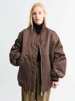 Astra Bomber Jakke i Brun