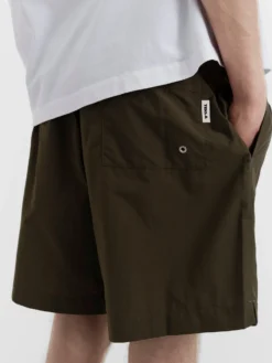 Badeshorts i Olivengrøn