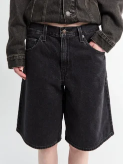 Baggy Dad Jort Open Mind FP i Sort