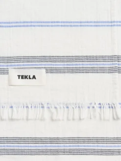 Beach Cotton Sheet i Villa Stripes