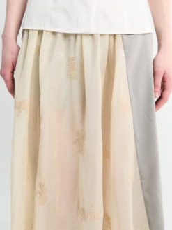 Beach Skirt i Willow Grey Softflow Tencel