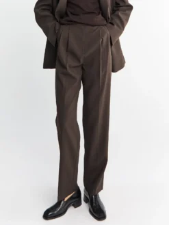 Bea Suit Pants i Dark Expresso