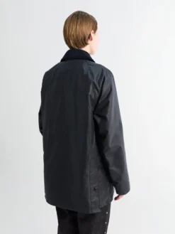Bedale Wax Jacket i Navy