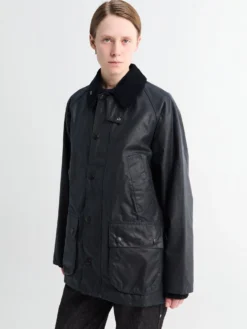 Bedale Wax Jacket i Navy