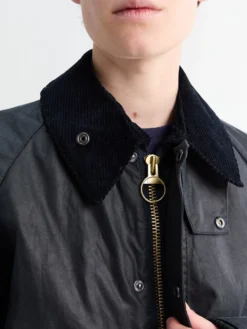 Bedale Wax Jacket i Navy