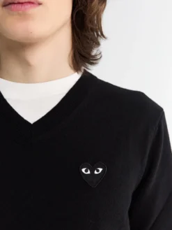 Black Heart Sweater i Sort