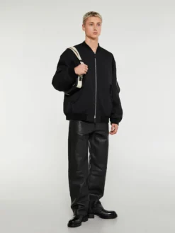 Bomber Jakke i Sort