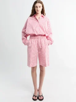 Bomuldsshorts i Pink