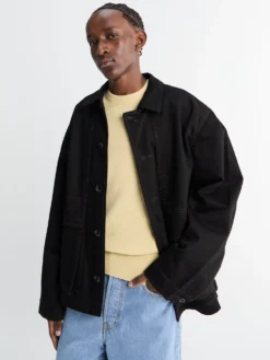 Boxy Jacket i Sort