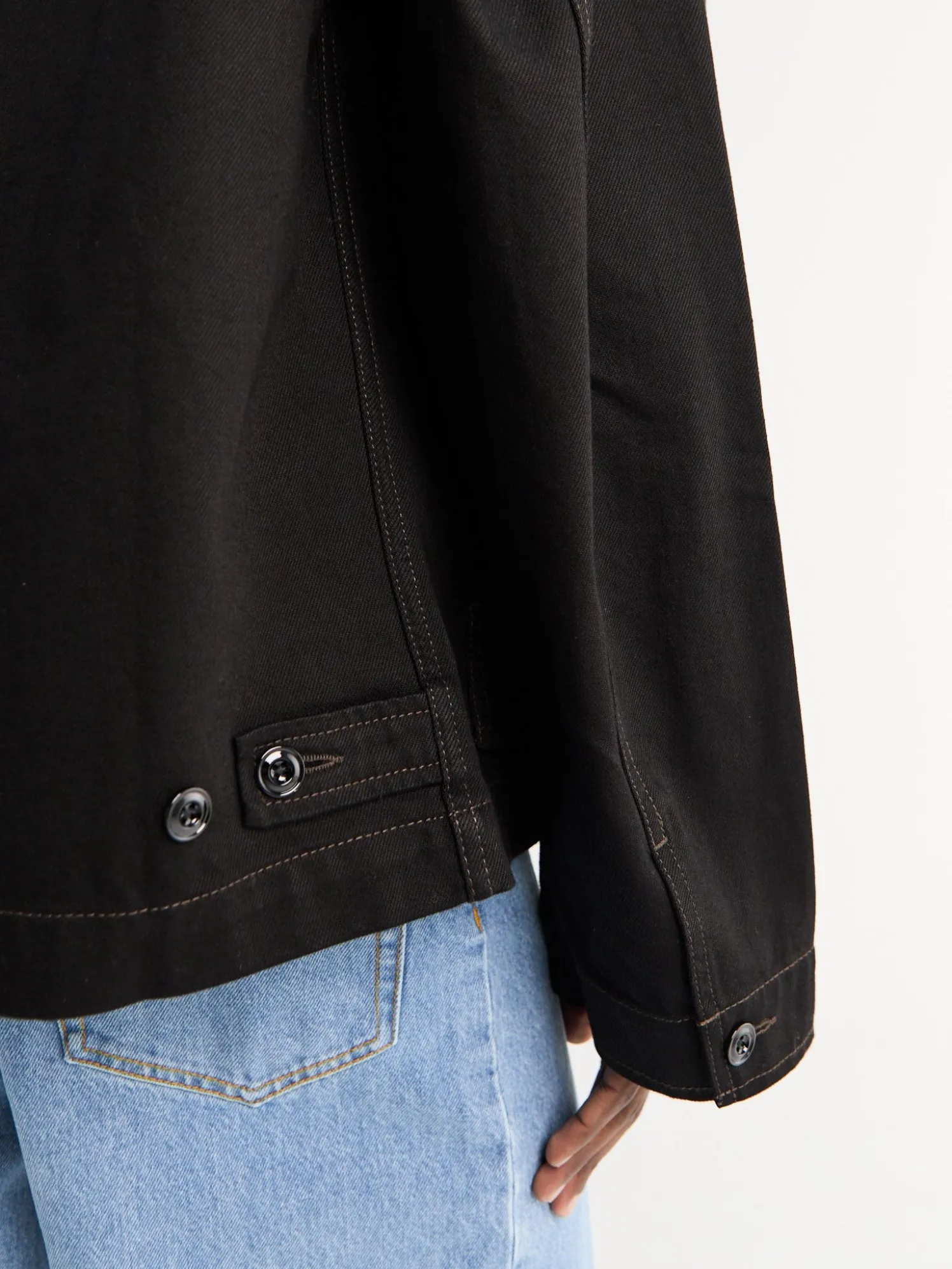 Boxy Jacket i Sort