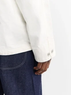 BW Washed Coverall Jacket i Hvid