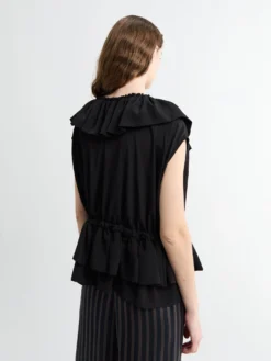 Cally Bis Top i Sort