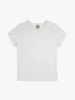 Car Baby Tee i hvid