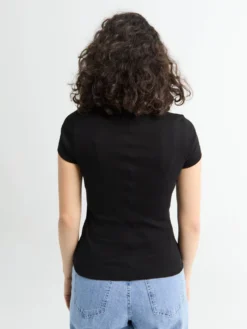 Car Baby Tee i sort