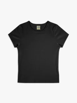 Car Baby Tee i sort