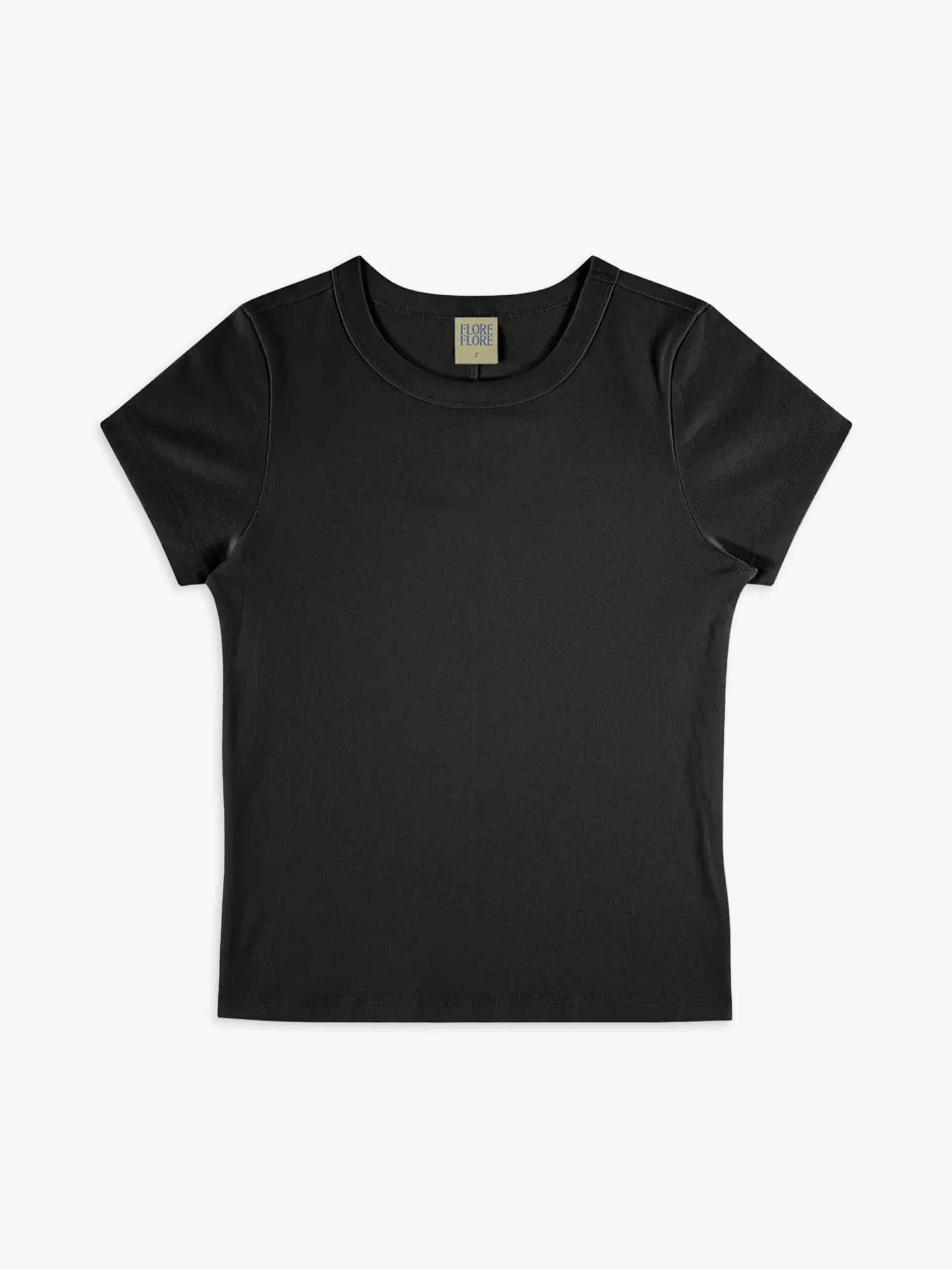 Car Baby Tee i sort