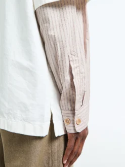 Cassen Denim Skjorte i Off-White