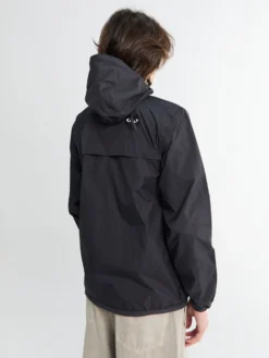 CDG Play x K Way Full Zip Packable Jakke i Sort