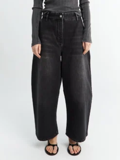 Chalco Bukser i Washed Black