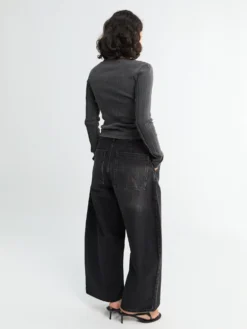 Chalco Bukser i Washed Black