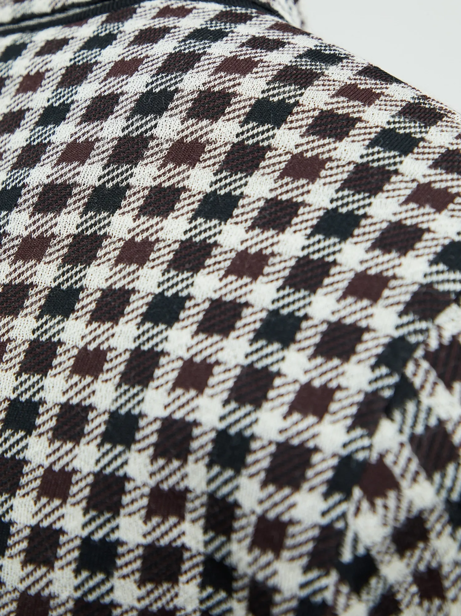 Checked Shirt in Dark Grey
