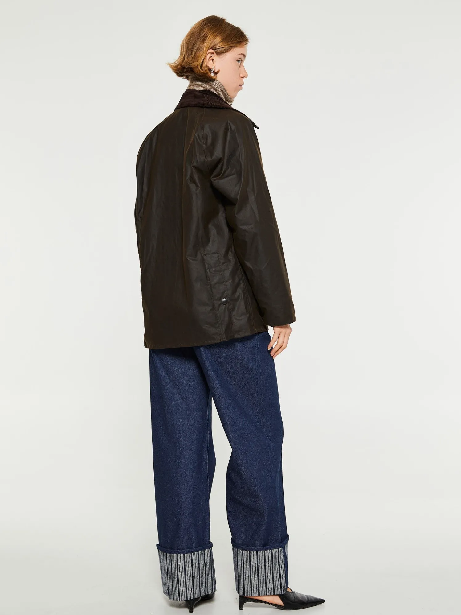 Classic Bedale Wax Jacket in Olive