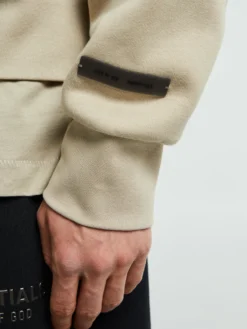 Classic Fit Fleece Zip-Up Hoodie i Timber