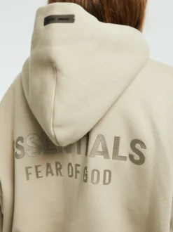 Classic Fit Fleece Zip-Up Hoodie i Timber