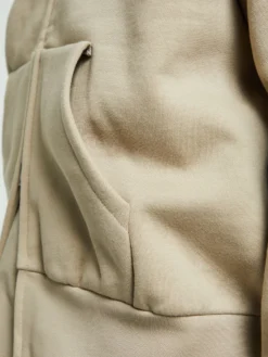 Classic Fit Fleece Zip-Up Hoodie i Timber