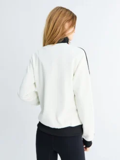 Classic TT Track Jacket i Off White og Sort