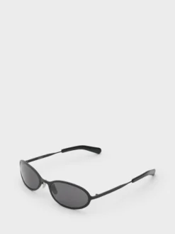 Cohen Solbriller i Matte Black og Solid Black Linser