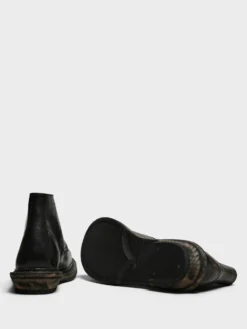 Cortege Boots i Deep Black Læder