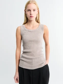 Cotone Costina Top i Beige
