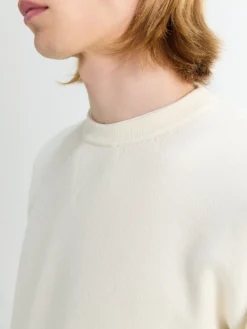 Crew Neck i Natural