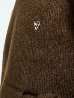 Crewneck Strik i Brun