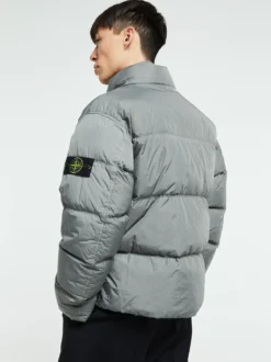 4100010 Crinkle reps NY Bomber Jacket i Cement