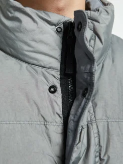 4100010 Crinkle reps NY Bomber Jacket i Cement